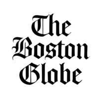 Boston Globe logo. Reads "Boston Globe"