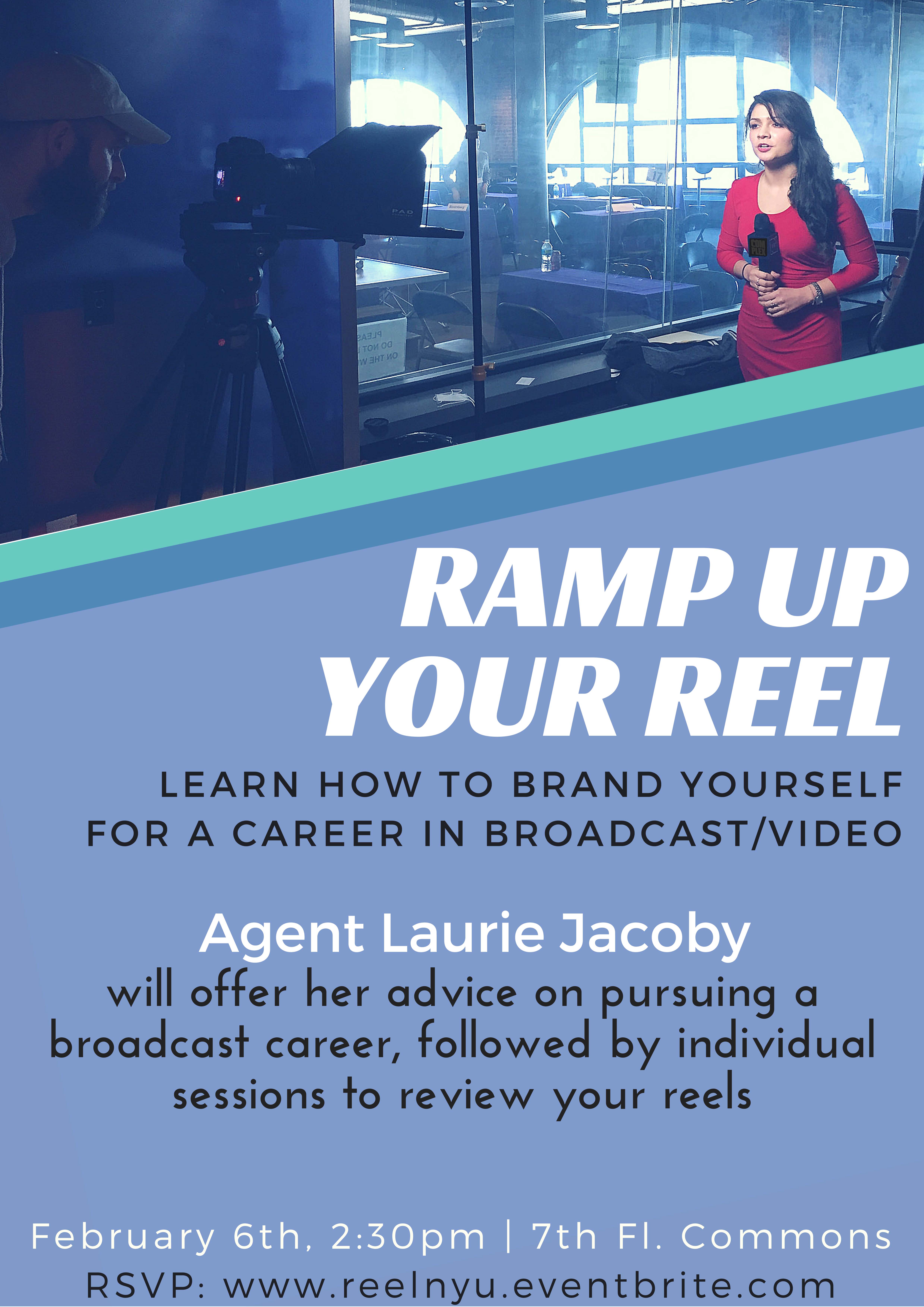 Ramp Up Your Reel - Event Poster 6 Feb 2017
