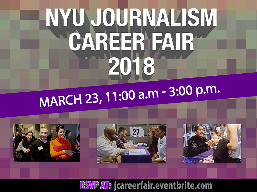 NYU Journalism Career Fair 2018