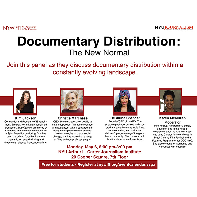 Documentary Distribution: The New Normal (read below for full text)