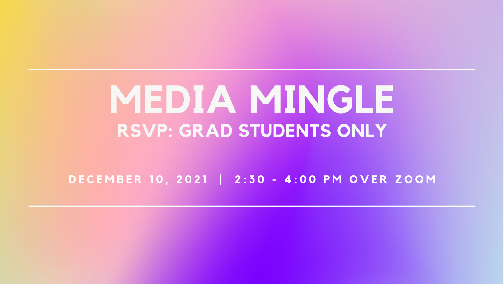 Media Mingle 2019 - See page for details