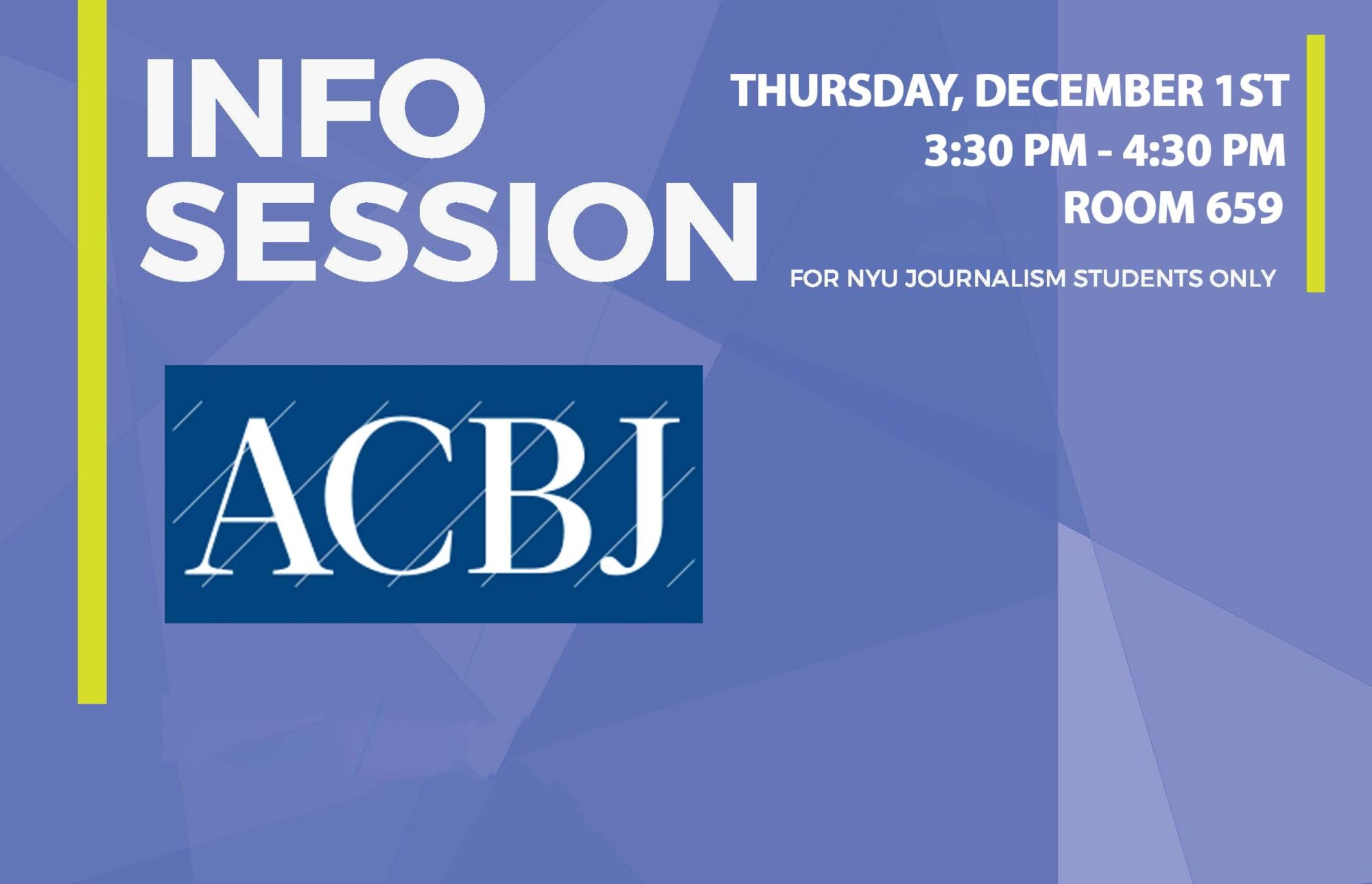 ACBJ Info Session