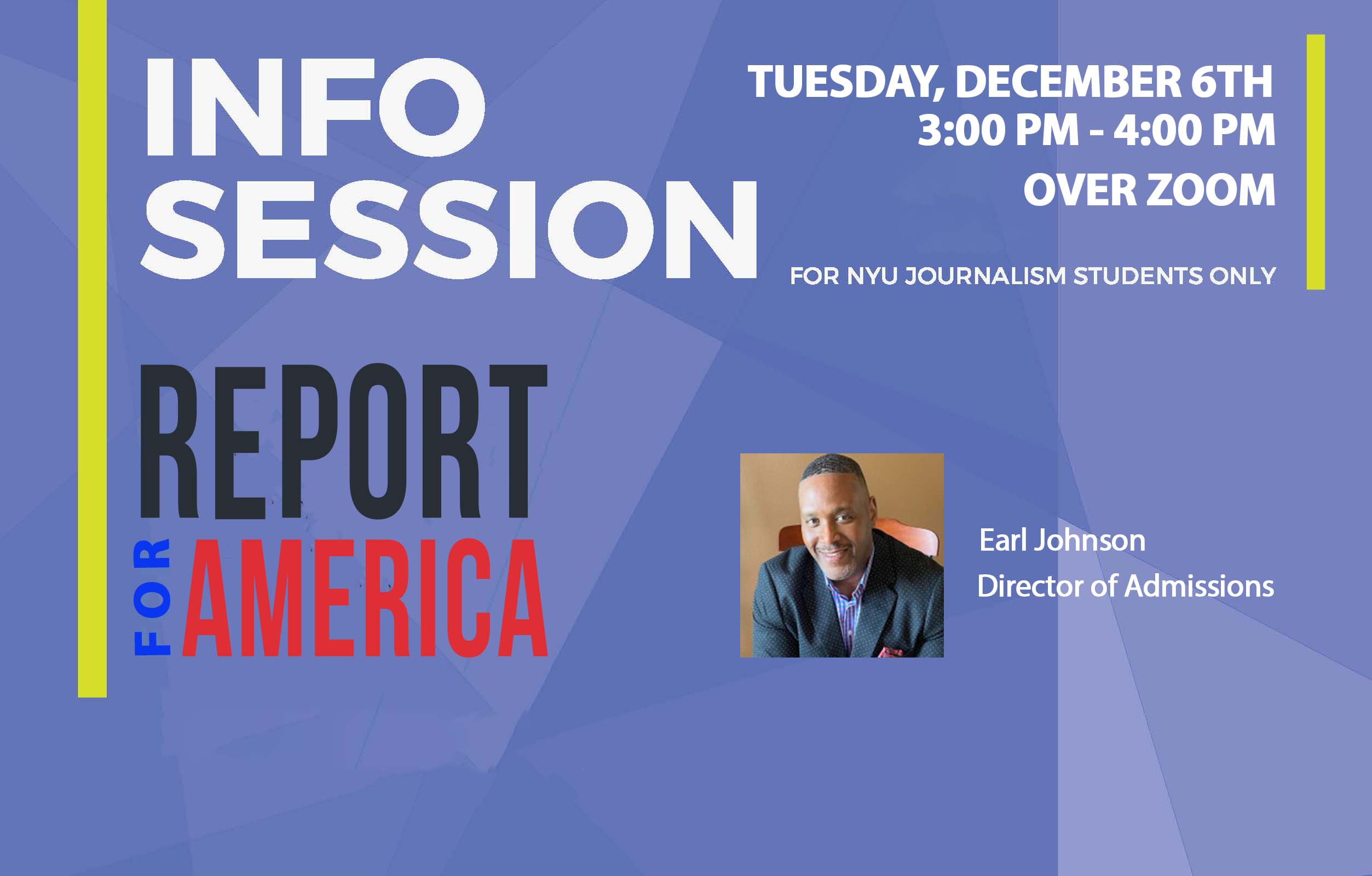 Report for America Info Session