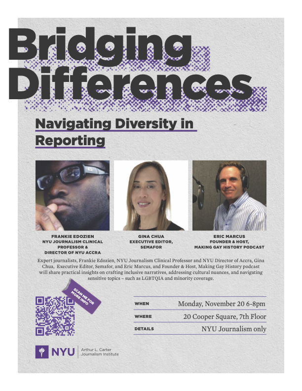 Bridging differences event poster