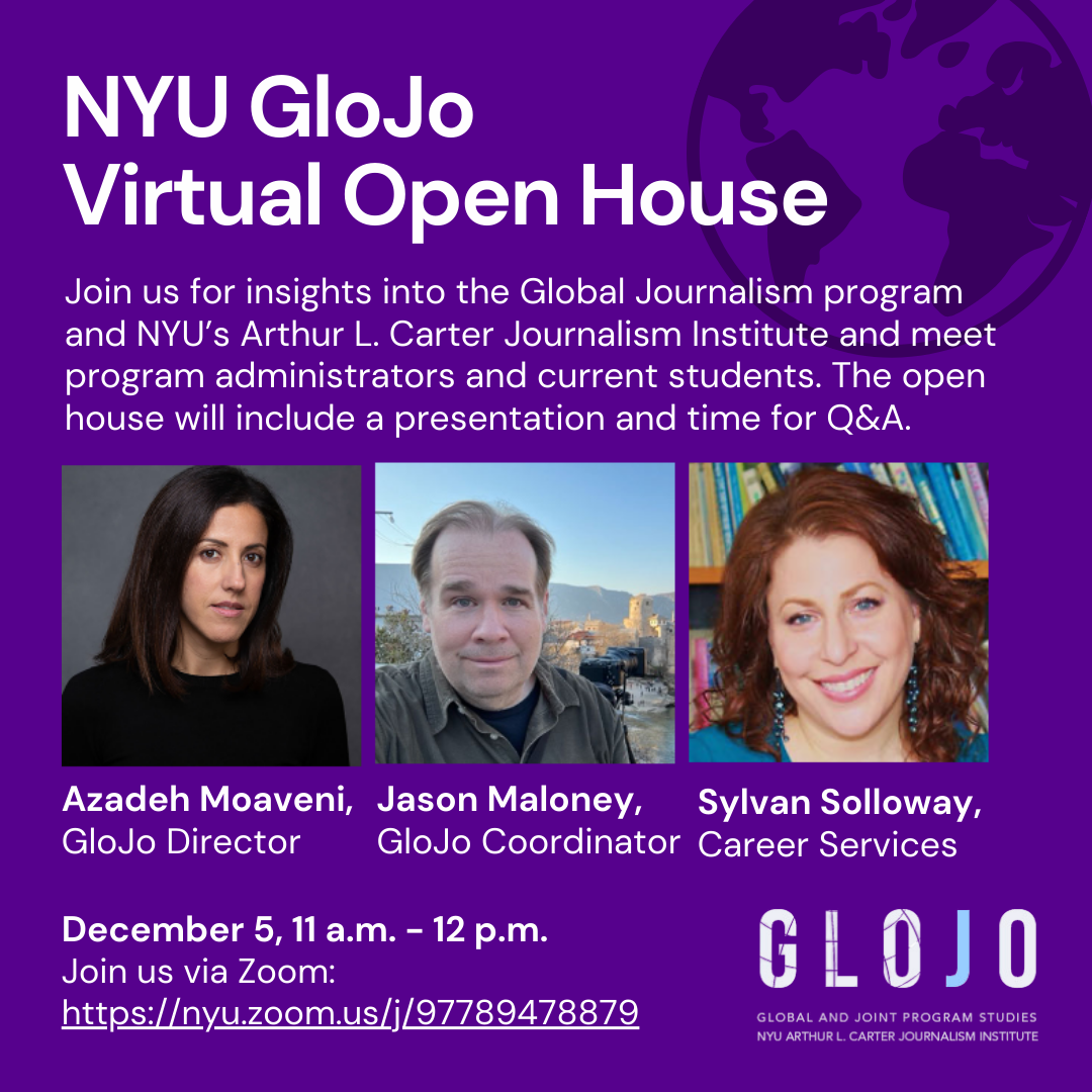 Glojo Virtual Open House Event Poster - Information available on the event page.