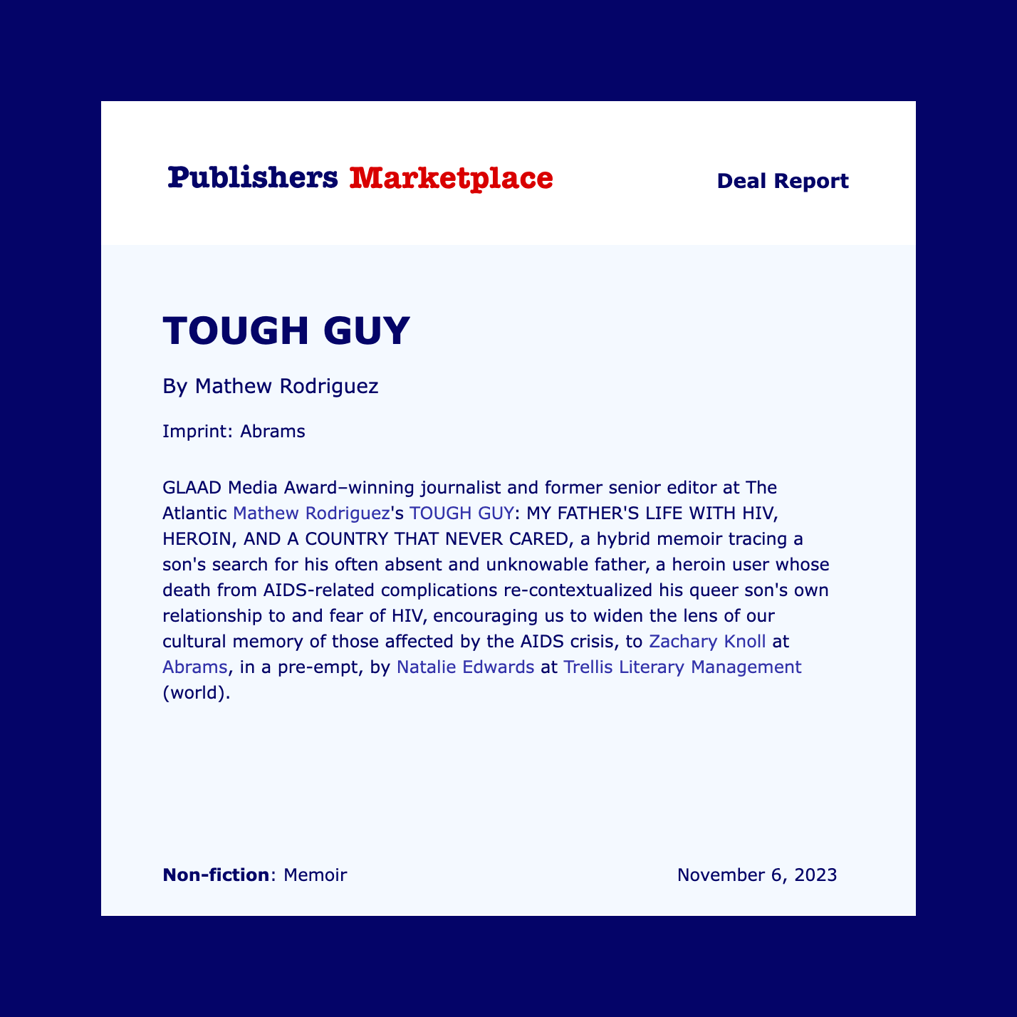 Tough guy deal report release - read text below for more.