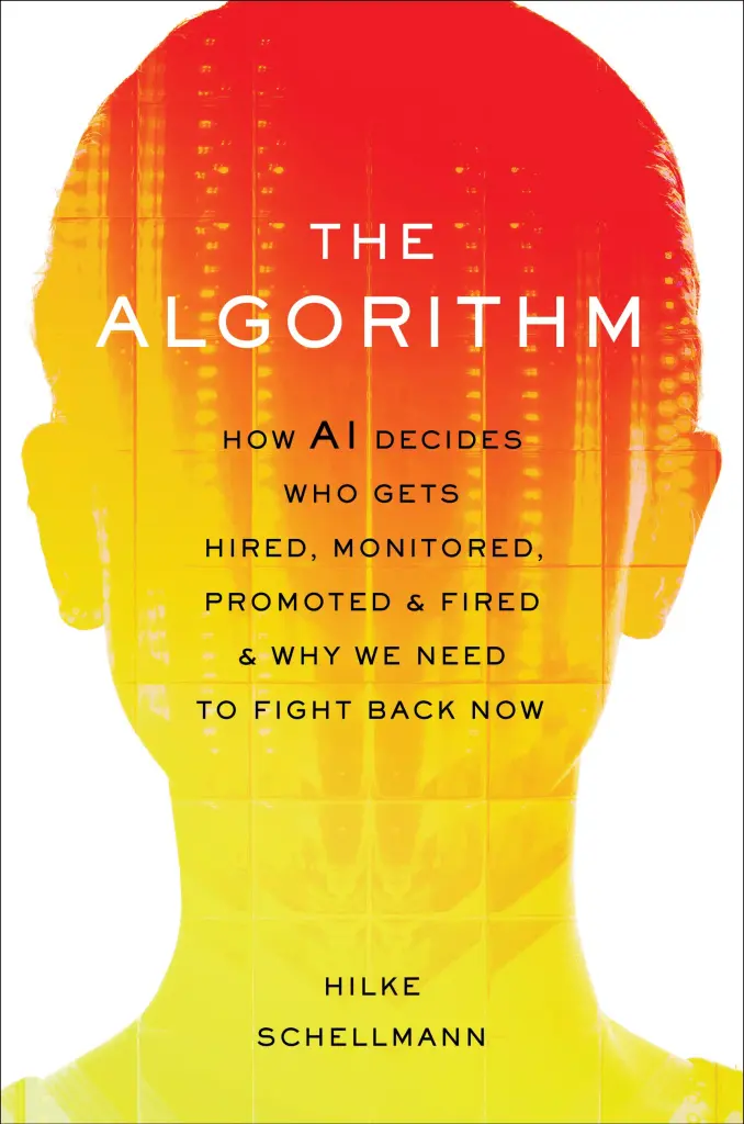 The Algorithm booker cover. Shows a person's head as an outline with title text inside.