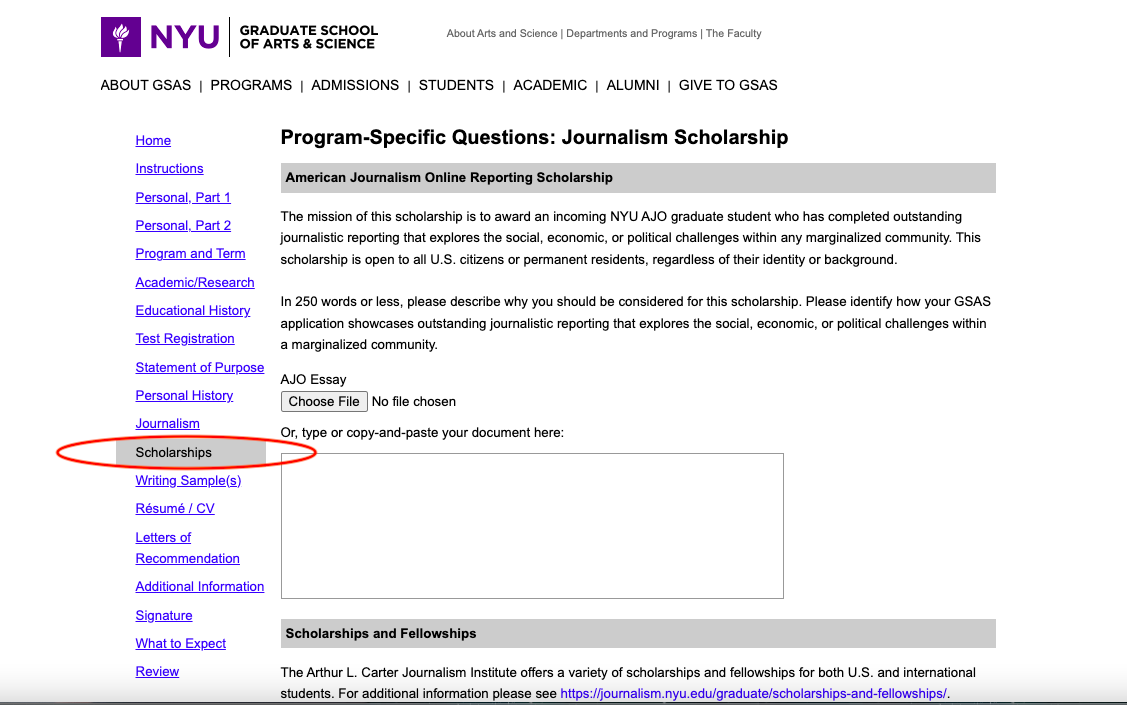 AJO Scholarship