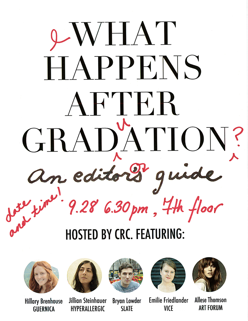 What Happens After Graduation? An Editor's Guide