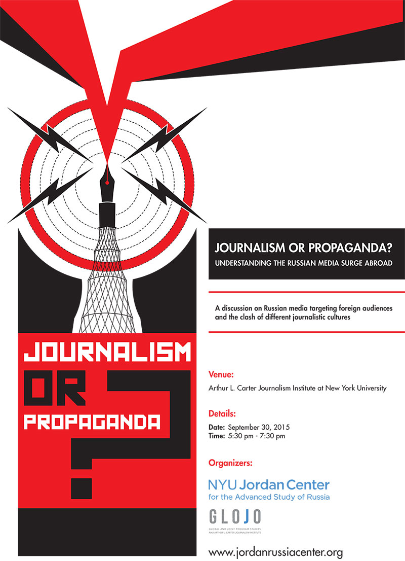 Journalism or Propaganda? - Understanding the Russian Media Surge