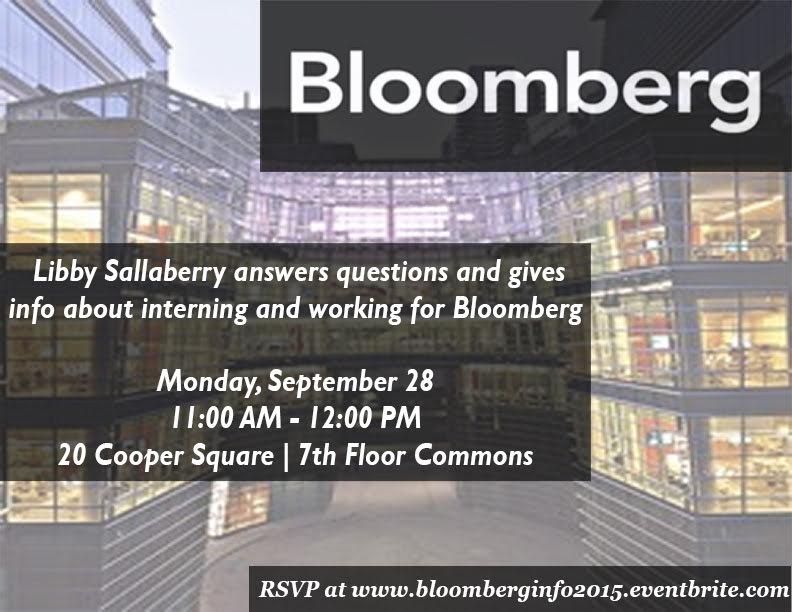 Bloomberg Info Session