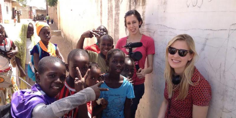 Kavitha Surana and Elizabeth Flock in Thies, Senegal