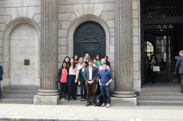 BER students at the first annual trip to London in May 2014.